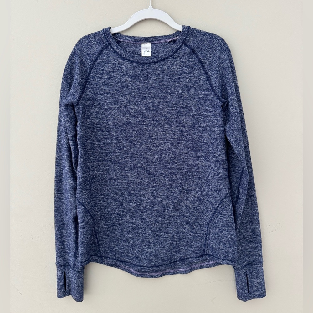 Ivivva Heathered Blue Crewneck Top